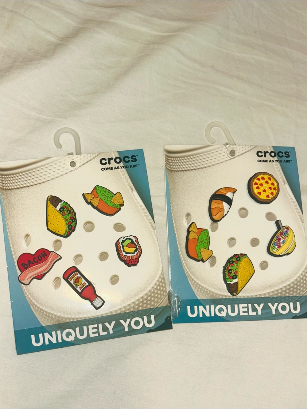 CROCS Multi-Color Food Jibbitz Charm Set
